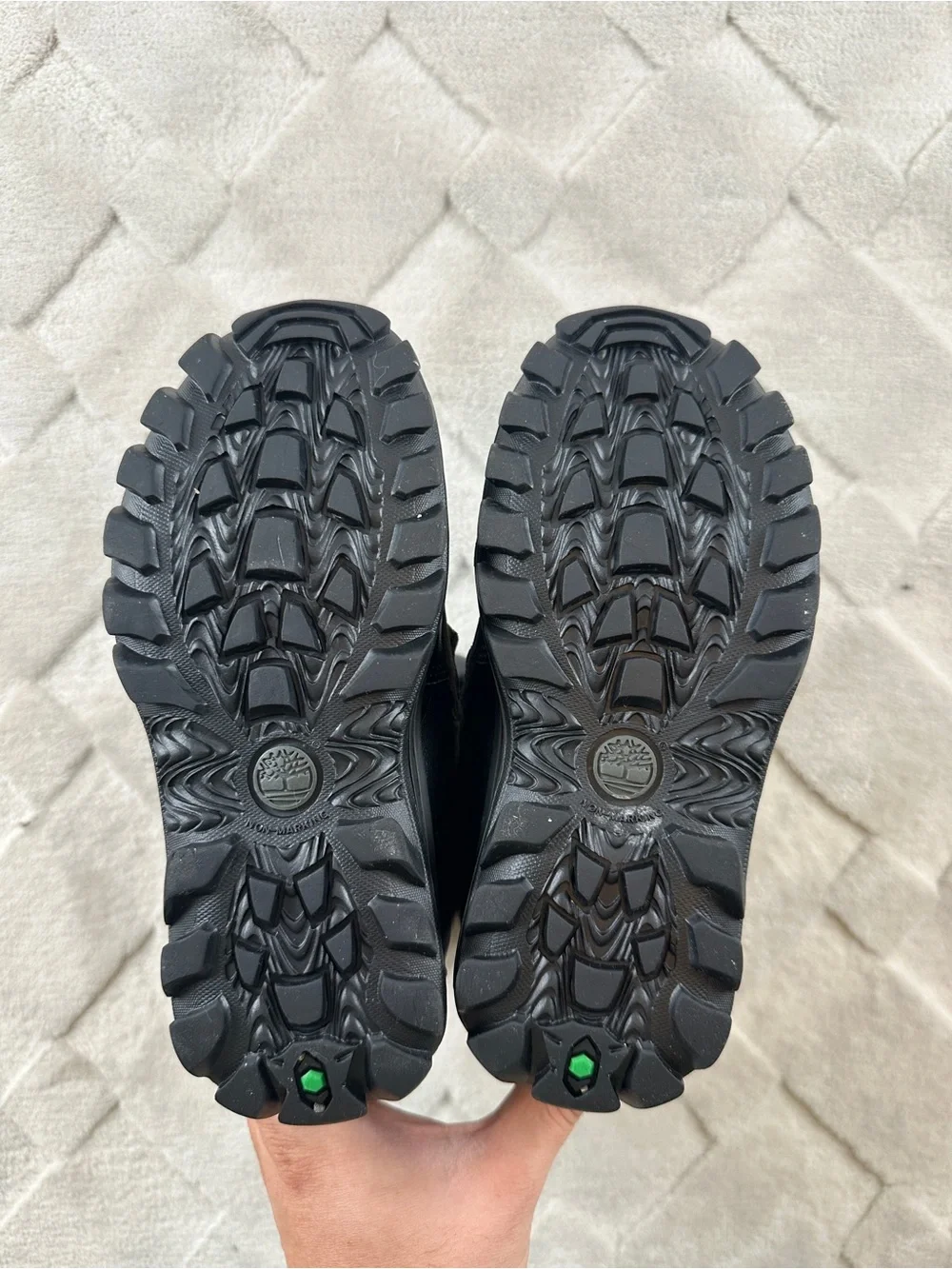 Timberland Chillberg Waterproof Boots Youth 12.5 Black Fur Lined